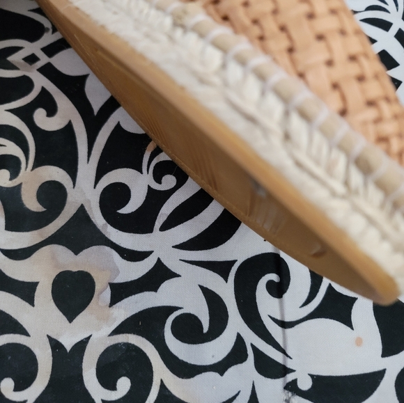 Kanna leather camel tone espadrill slide mules - Picture 8 of 9